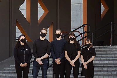 Austėja Landsbergienė projekte apie karantino laikotarpį/„Razauskai Media“ nuotr.