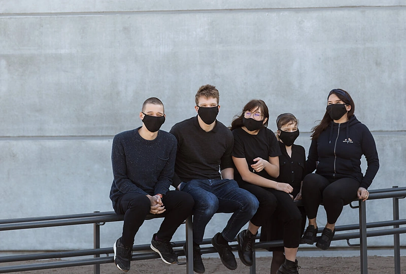 Austėja Landsbergienė projekte apie karantino laikotarpį/„Razauskai Media“ nuotr.