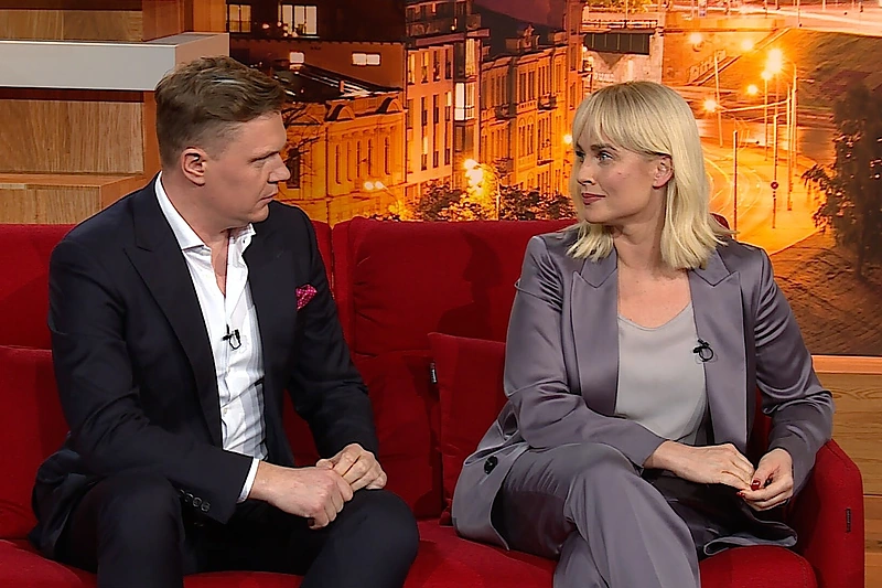 Inga Janskauskaitė laidoje „Gero vakaro šou“/ TV3 nuotr.