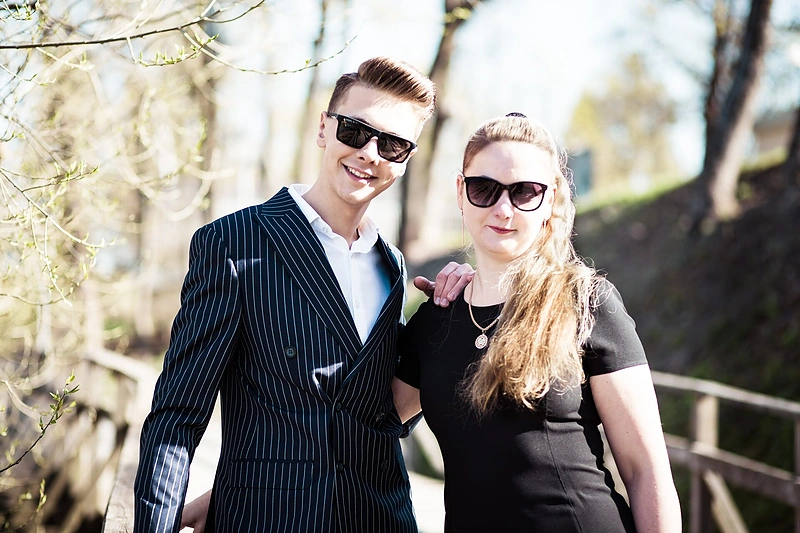 Rokas Galvonas su mama/Lalezer Varbliauskienės nuotr.ą