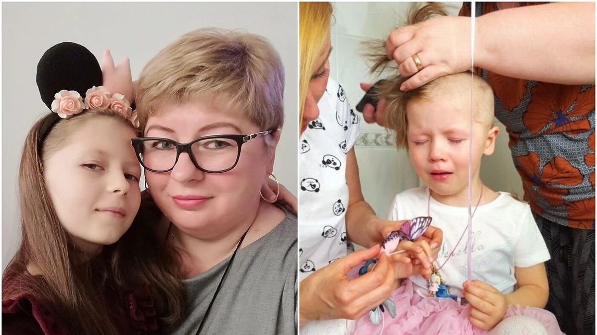 Viktorija su mama/Viktorija atsisveikina su plaukais