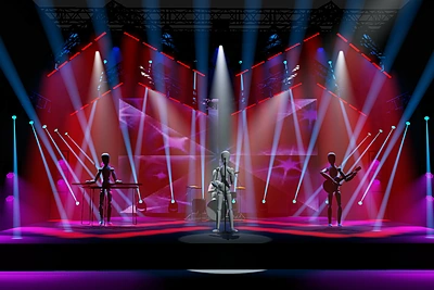 Monique koncerto scena/ Organizatorių nuotr.