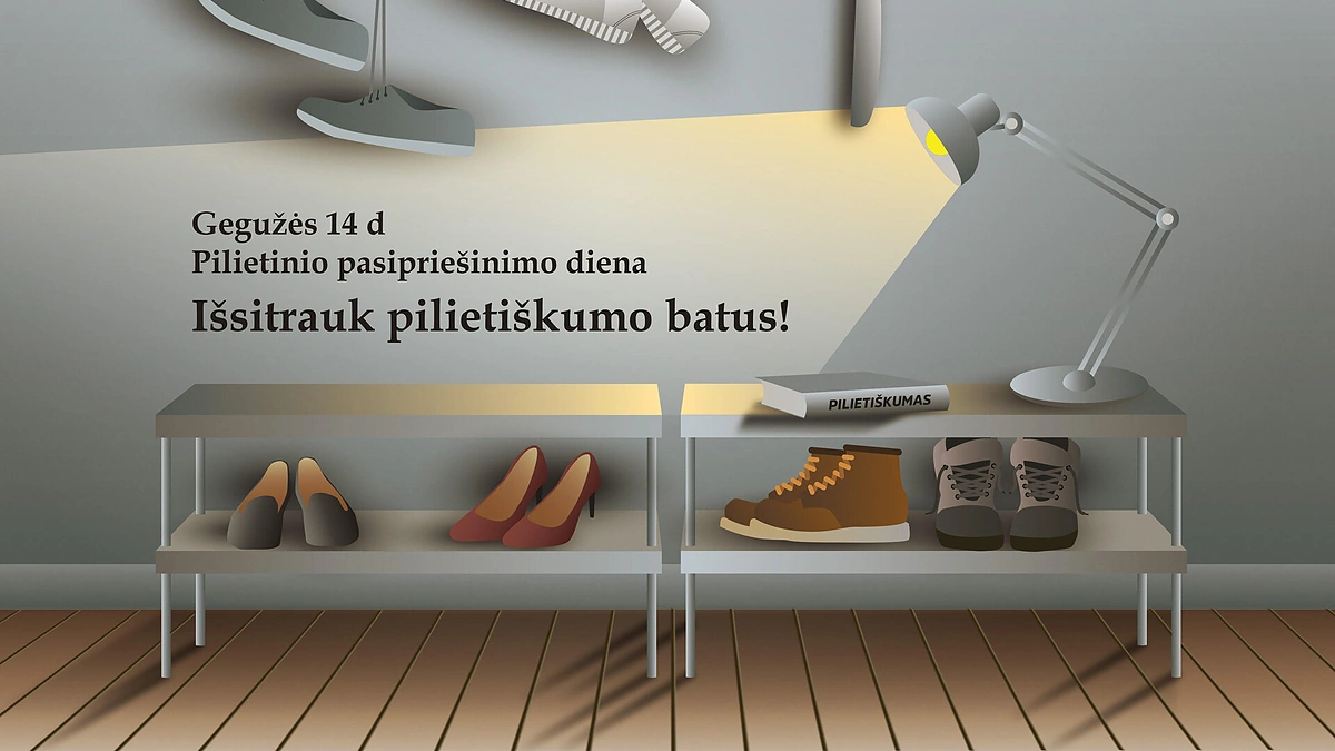Lietuvos ateitininkų federacija ir kitos nevyriausybinės organizacijos jungiasi į akciją „Išsitrauk pilietiškumo batus“