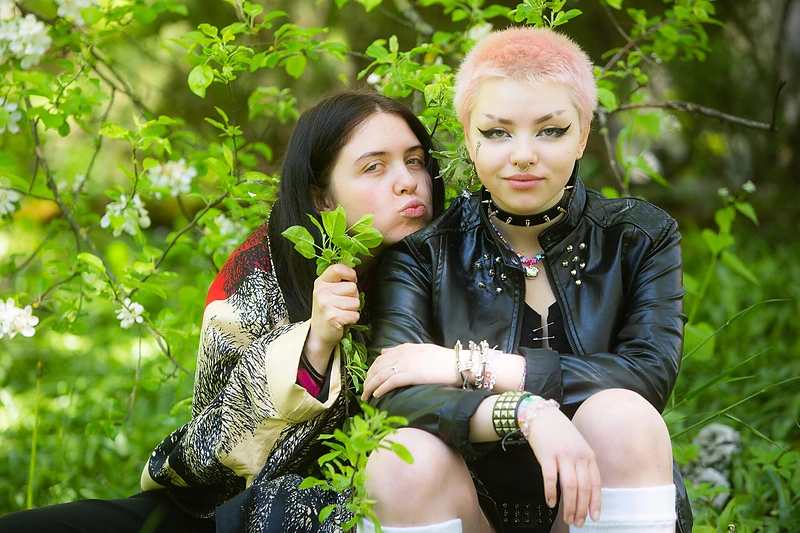 Miglė Vilčiauskaitė-Migloko su seserimi Andrėja Vilčiauskaitė/Gretos Skaraitienės/„ŽMONĖS Foto“ nuotr