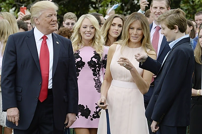 Donaldas Trumpas su šeima/Vida Press nuotr.