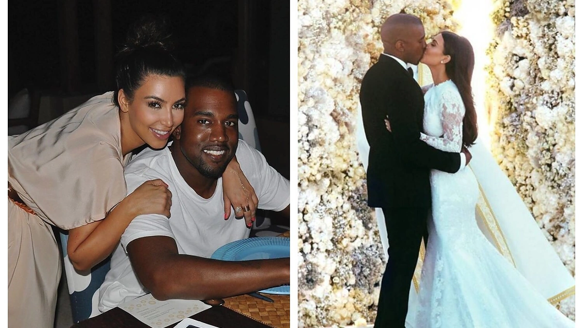 Kim Kardashian ir Kanye Westas/Socialinių tinklų nuotr.