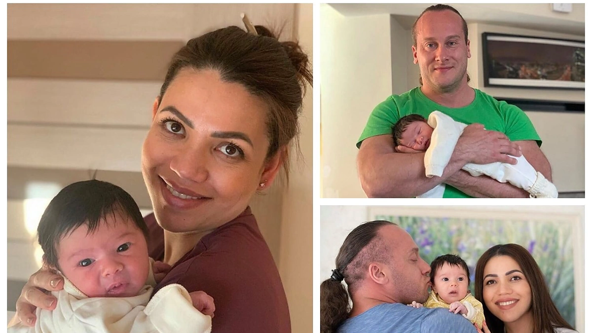 Ilka Adams ir Andrius Pauliukevičius su dukra/Vitalijos Jakovonienės ir asmeninio archyvo nuotr.