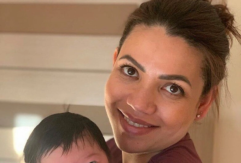 Ilka Adams su dukra/Asmeninio archyvo nuotr.