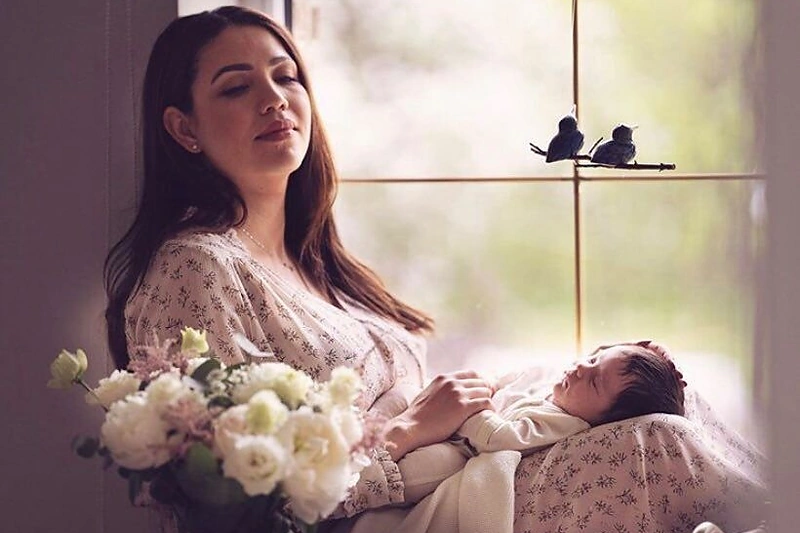 Ilka Adams su dukra/Vitalijos Jakovonienės nuotr.