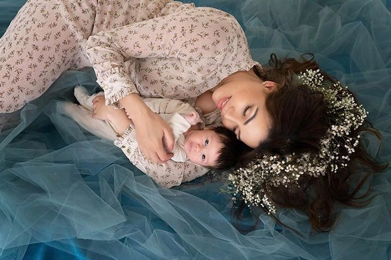 Ilka Adams su dukra/Vitalijos Jakovonienės nuotr.