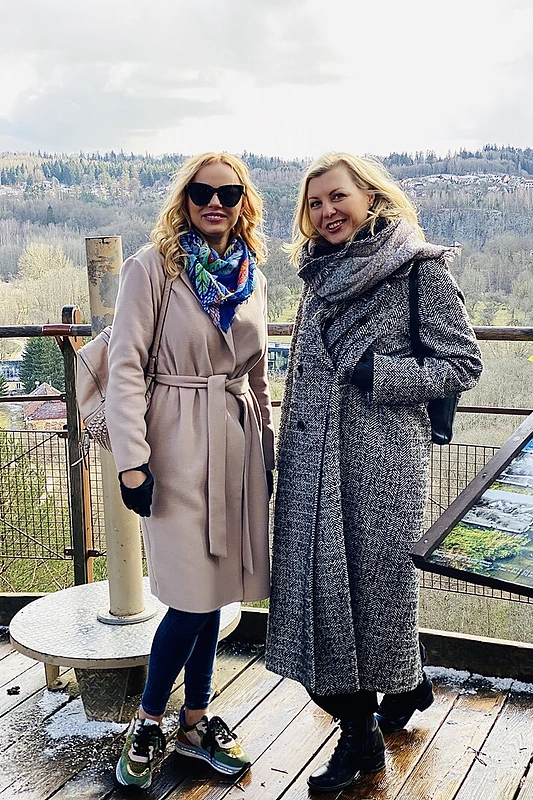 Goda Sabutytė-Alijeva ir Donalda Meiželytė/Organizatorių nuotr.