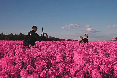 Elenos Puidokaitės-Atlantos ir Stanislavo Stavickio-Stano klipo filmavimas