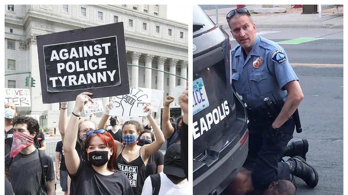 Protestai dėl George'o Floydo mirties/Vida Press nuotr.
