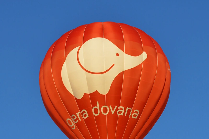 Skrydis oro balionu/ Partnerio nuotr.