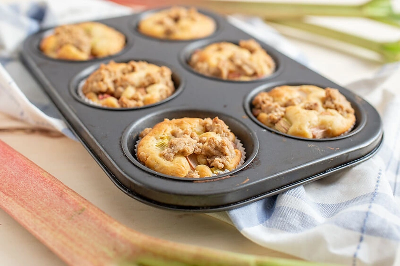 Keksiukai su rabarbarais