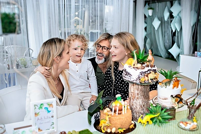 Editos ir Mirko Gozzoli sūnaus Romeo ketvirtojo gimtadienio šventė/ „Alina Pauraze Photography“ nuotr.