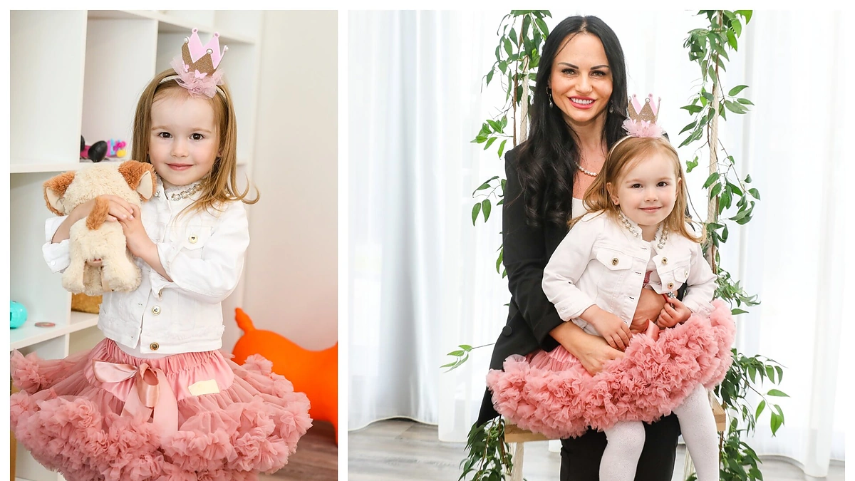 Sandra Kniazevičiūtė su dukrele Lukrecija/ Teodoro Biliūno „ŽMONĖS Foto“ nuotr.