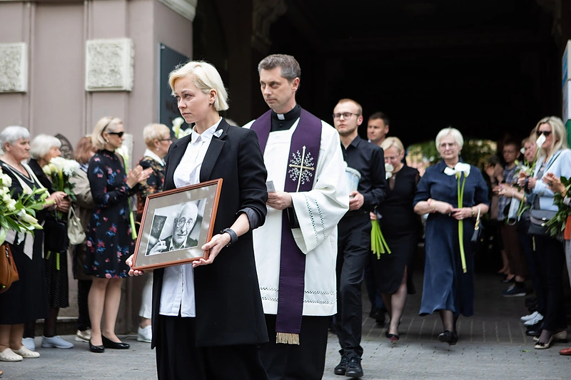 Aktorius Gediminas Girdvainis išlydėtas į paskutiniąją kelionę/ Irmanto Gelūno „ŽMONĖS Foto“ nuotr.