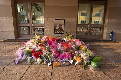 George'o Floydo laidotuvės Hjustone/Vida Press nuotr.