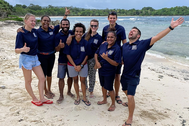 Kelionės į Vanuatu akimirka/Asmeninio albumo nuotr.