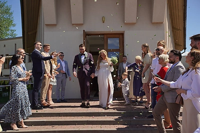 B.Maslausko ir G.Petreikytės vestuvių akimirka / Asmeninio albumo nuotr.