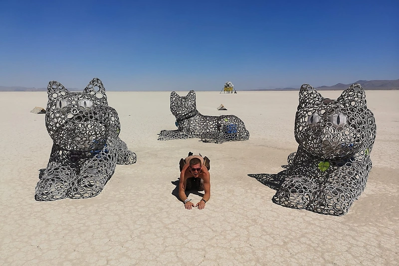 Festivalis „Burning Man“/ Asmeninio albumo nuotr.