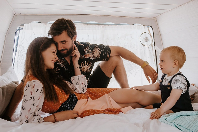 Skaistė Vievesė su šeima/„Gita Photography“ nuotr.