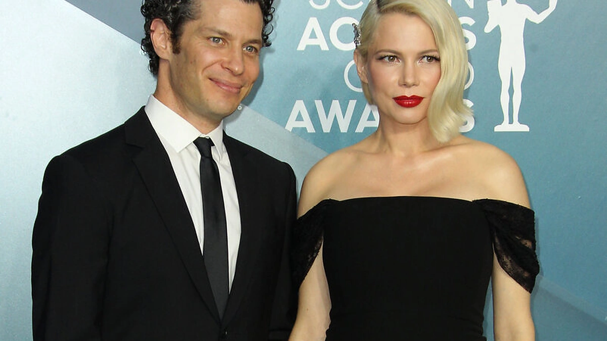 Aktorė Michelle Williams su vyru Thomu Kailu/ SCANPIX nuotr.
