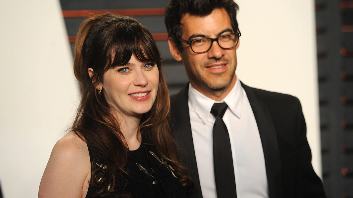 Zooey Deschanel ir Jacobas Pechenikas/ „Vida press“ nuotr.