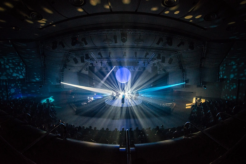 Akimirka iš Monikos Linkytės koncerto/ Ryčio Šeškaičio nuotr.