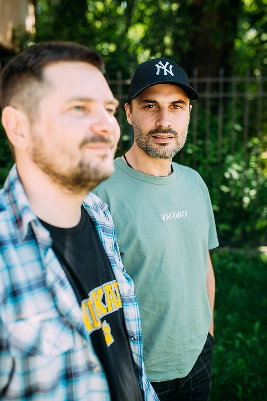 Mantas Jankavičius ir Kastytis Sarnickas-Kastetas/ Ievos Jūros nuotr.