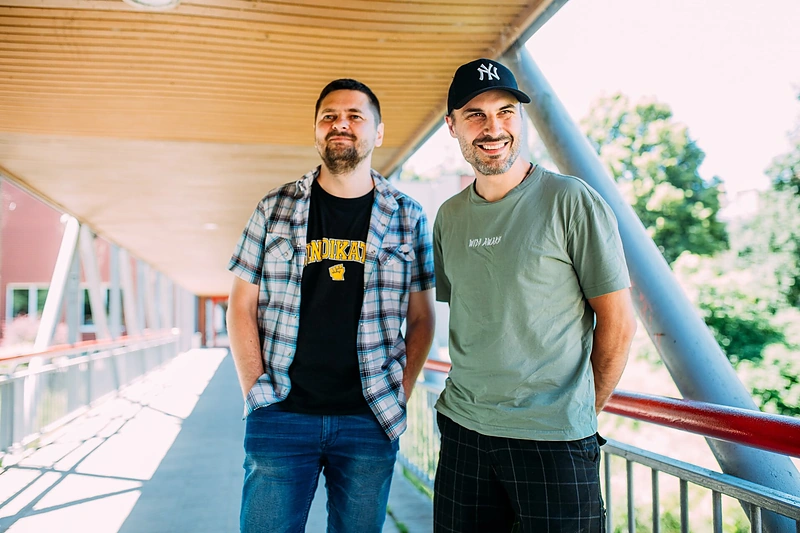 Mantas Jankavičius ir Kastytis Sarnickas-Kastetas/ Ievos Jūros nuotr.