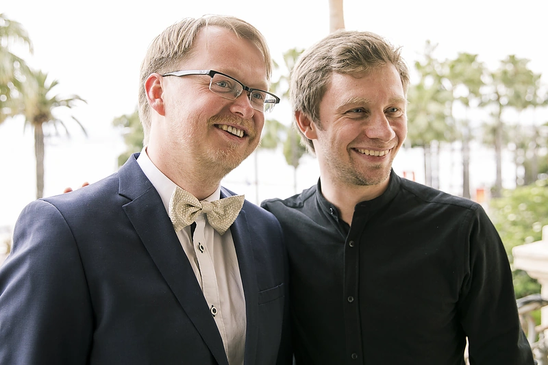 Juris Kursietis ir Valentinas Novopolskis / Audriaus Solomino nuotr.