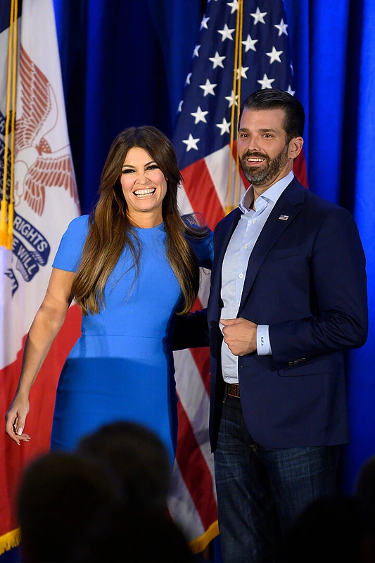 Kimberly Guilfoyle ir Donaldas Trumpas jaunesnysis / Scanpix nuotr.