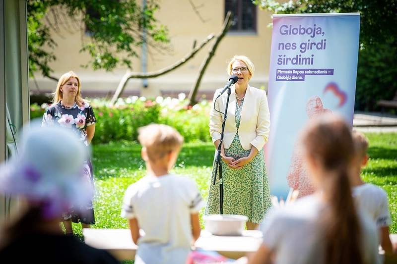 Globėjų dienos vaikų kūrybinės dirbtuvės Bernardinų sode/ Organizatorių nuotr.