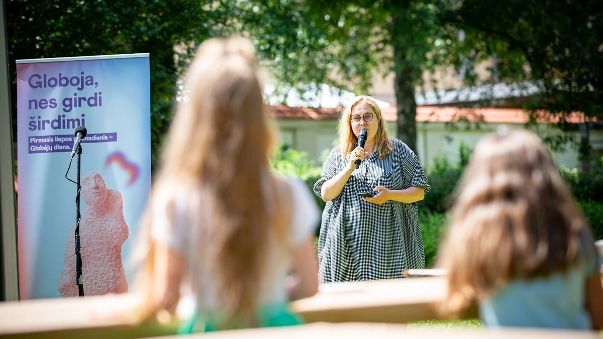 Globėjų dienos vaikų kūrybinės dirbtuvės Bernardinų sode/ Organizatorių nuotr.