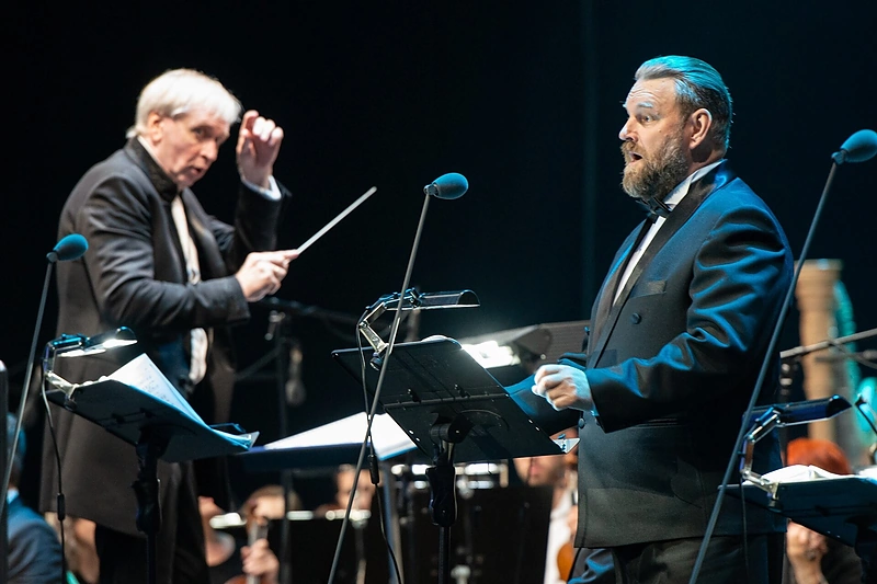 Amilcare Ponchielli operos „Lietuviai“ pristatymas Valdovų rūmų kieme/ Martyno Aleksos nuotr.