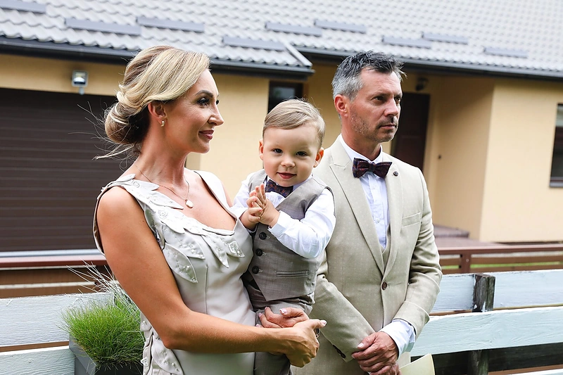 Gerdos ir Andriaus Žemaičių sūnaus Nikolo krikštynos / Vaido Grudžio nuotr.