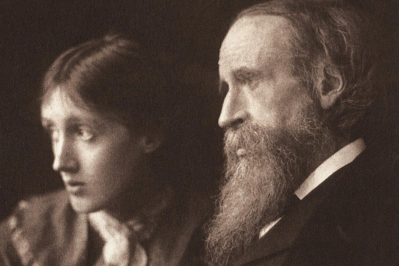 Virginia Woolf su tėvu