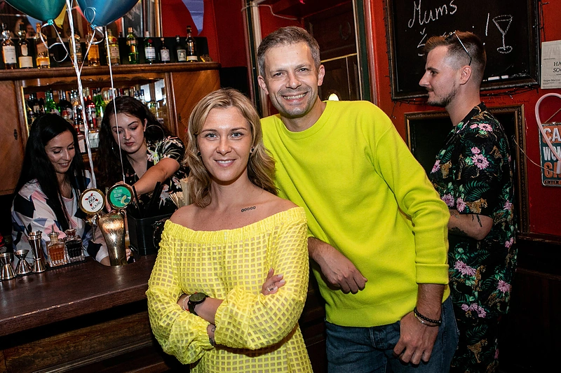 Andrius Tapinas šventė tapęs kokteilių baro savininku / Pauliaus Peleckio / „ŽMONĖS Foto“ nuotr.
