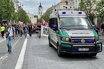LGBT eitynės už lygybę Vilniuje / BNS nuotr.