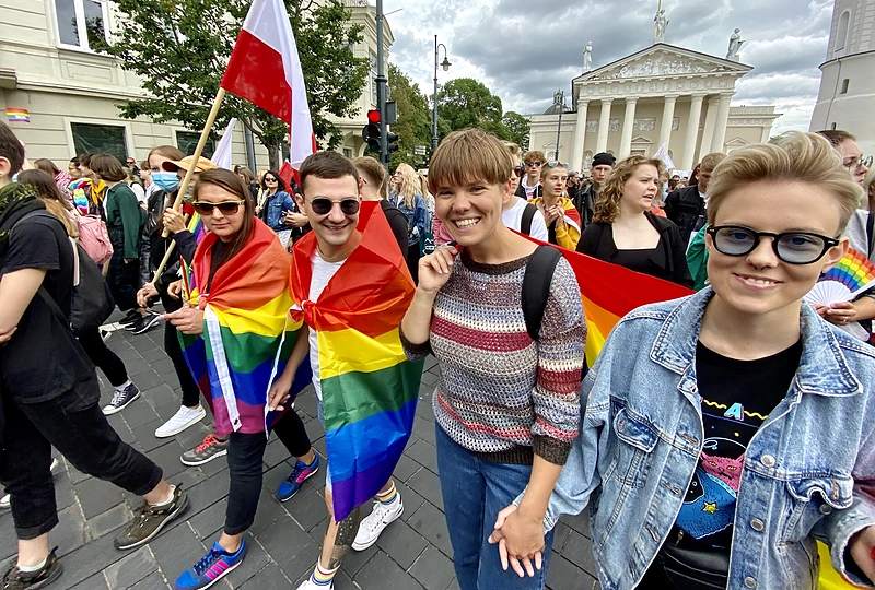 LGBT eitynės už lygybę Vilniuje / BNS nuotr.