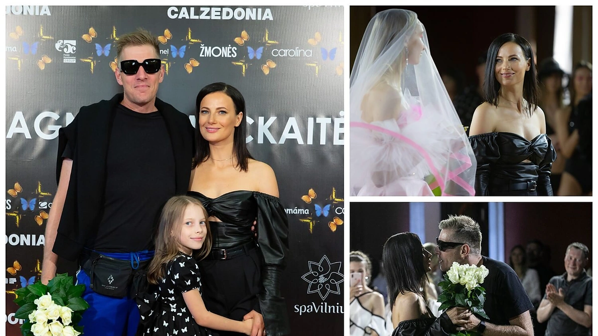 Saulius Prūsaitis su Agne Kuzmickaite ir dukra Leonarda / Gretos Skaraitienės / „ŽMONĖS Foto“ nuotr.