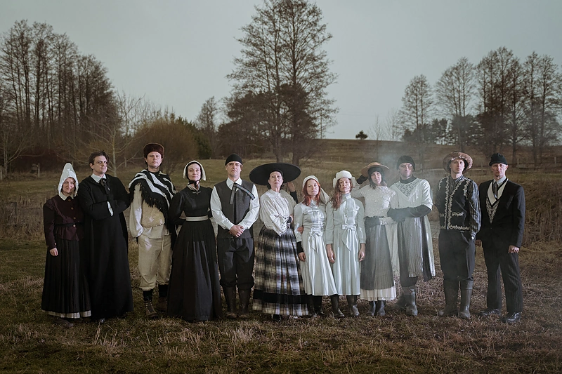 Spektaklio „Respublika“ aktoriai / Andrejaus Vasilenko nuotrauka