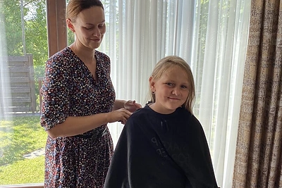 Indrės Stonkuvienės dukrai Cecilijai – 8-eri / Asmenininio archyvo nuotr.
