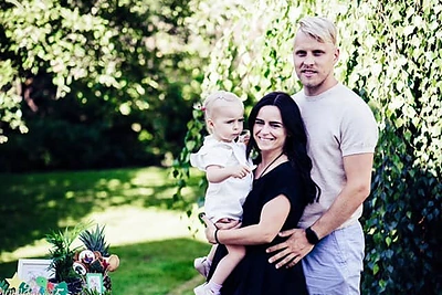 Šokėja Justina Žemaitytė-Gaučienė su vyru Tadu Gauču vaikams surengė gimtadienio šventę / „AmigosFoto“ (Virginijaus Staponkaus) nuotr.