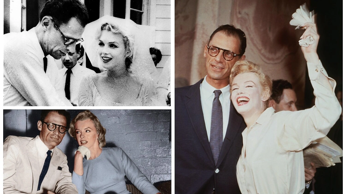 Marilyn Monroe ir Arthuras Milleris / Vida Press nuotr.