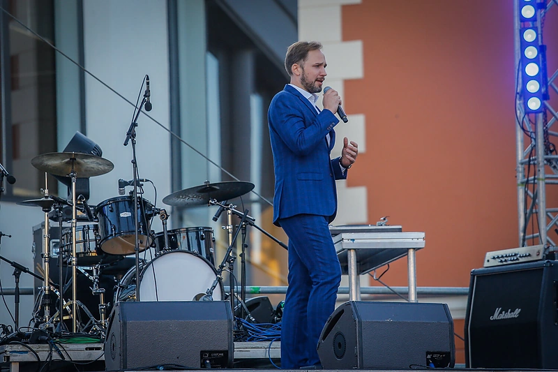 „Mėlynoji vakarienė“ Klaipėdoje/ Vytauto Petriko ir Algirdo Kubaičio nuotr.