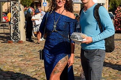 „Mėlynoji vakarienė“ Klaipėdoje/ Vytauto Petriko ir Algirdo Kubaičio nuotr.