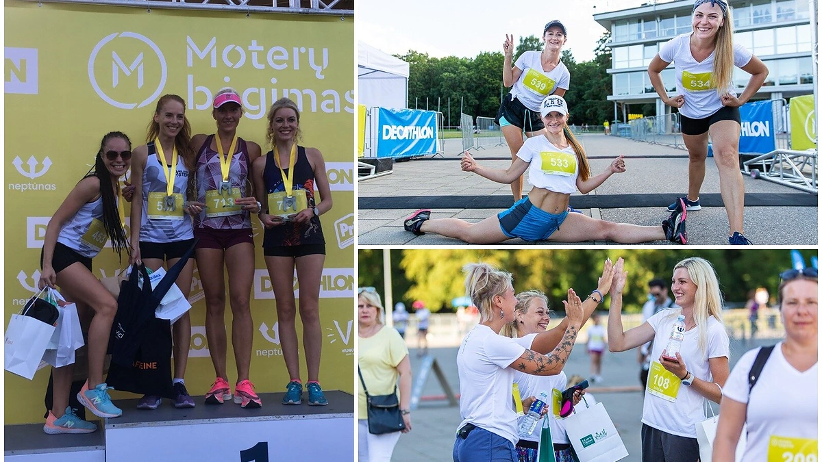 „Moterų bėgimas“ Vingio parke/Organizatorių nuotr.